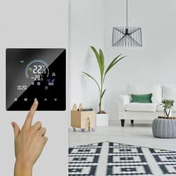 Slimme Thermostaat - Programmeerbare Thermostaat - Klimaatregeling - Touchscreen Kleurendisplay - IP20 - Wit — thumbnail 3