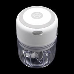 Elektrische voedselhakker 250ML Mini draadloze draagbare vleesmolen USB-oplaadbare knoflookhakker keukenmachine voor groenten/noten/fruit/vlees/enz. — thumbnail 4