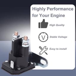 725-1426 Starter Solenoid voor MTD 925-1426 925-1426A 725-1426A 725-0771 925-0771 voor Snapper 18817 75671 voor Toro 112-0309 334009 B 435 0 65 Grasmaaier 12V 80Amp Starter Relais Solenoid — thumbnail 2