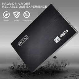 Externe Harde Schijf - Draagbare Opslag - Bestanden Opslaan - Plug and Play - 2.5 inch - Zwart — thumbnail 5