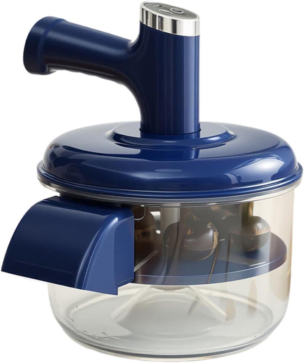 Druiven Schilmachine - Automatische Peller - Snel Fruit Voorbereiden - Stille Werking - 20.8 x 25 cm - Blauw — afbeelding 1