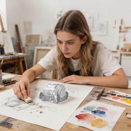 Bureaureiniger - Schattige handstofzuiger,Toetsenbordstofzuiger en Potloodschaafselverzamelaar - Voor Schilderen, Verjaardag, Vakantie, Thuis, Kantoor, School, Volwassenen, Tieners, Kinderen — thumbnail 5
