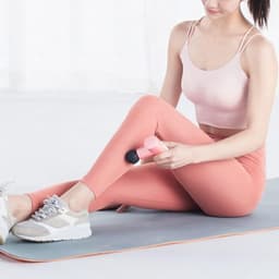 Mini Massage Gun - Spierontspanningspistool - Vermoeidheid Verlichten - Geluidsarme Motor - 12.7cm - Groen — thumbnail 3