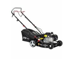 NAC LS42-300BS-JR Benzine Grasmaaier - Met Zelfrijdende Functie (Aandrijving) - Briggs & Stratton 300 SERIES™ Motor - 42 cm Maaibreedte - 45L Opvangbak - Plaatstalen Behuizing
