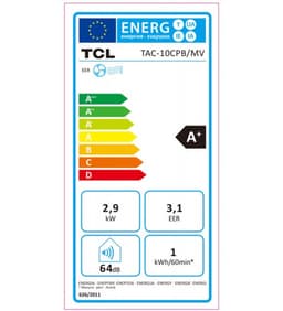Mobiele airco 10000 BTU 3-in-1 – 30L/dag – 3 standen – Tot 46 m² – Klasse A – 24U timer – Afstandsbediening – Zwarte deksel — thumbnail 2