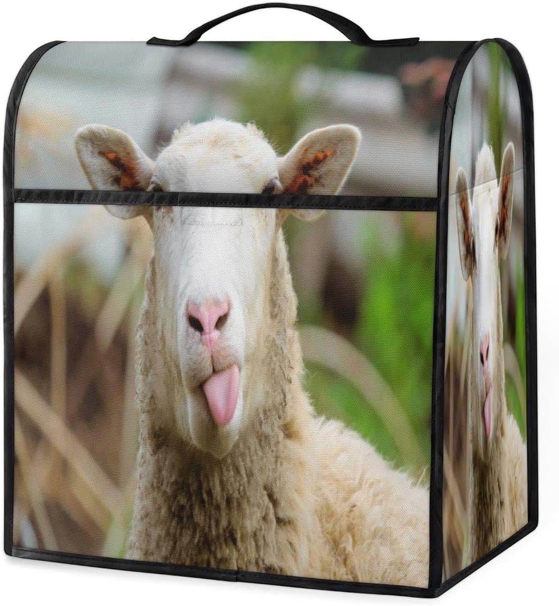 Mixer Stofhoes - Apparaat Cover - Keuken Organisatie - Met Opbergvakken - 43 x 37 x 28.4 cm - Kleurrijk — afbeelding 1