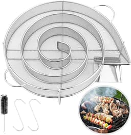 Rookgenerator voor barbecue, koud roken, rooksmaak toevoegen aan vlees en vis, geschikt voor buitengebruik en roken in roestvrij staal, ideaal voor elke grill en rookkast — thumbnail 1