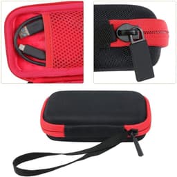 Hard Travel Case voor Samsung T7 / T7 Touch - Beschermhoes voor Externe SSD - Rood, Duurzaam en Compact — thumbnail 2