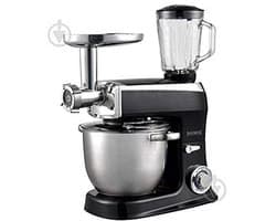 Keukenrobot - Keukenmixer - Bakken en Koken - 6 Snelheden - 6.5 L Kom - Zwart