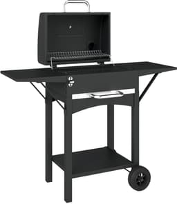 Houtskool Barbecue - Metaal - Zwart - 110x46.5x101cm - Buiten Gebruik — thumbnail 1