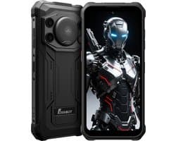FOSSiBOT F110PRO Robuuste Smartphone - Dual SIM - 8GB RAM - 128GB ROM - 10000mAh - 6,745 inch HD+ IPS Scherm - IP68 Waterdicht Telefoon -Android 15- GPS,NFC,OTG -zwart, ijzergrijs