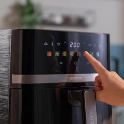 Airfryer Grill Duo - Heteluchtfriteuse Pizzaoven - Gezond Koken - Dubbele Weerstand - 8 Liter - Zwart — thumbnail 4