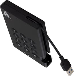 Externe Harde Schijf - Draagbare Opslag - Veilige Data Opslag - Hardware Encryptie - 500GB - Zwart — thumbnail 4