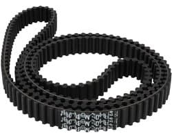 Grasmaaier V-riem - Tandriem - Krachtoverbrenging - Dubbele riem - 102 cm maaibreedte - Zwart