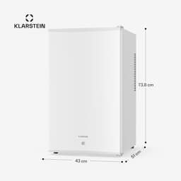 Mini Koelkast met Glazen Deur, 68 Liter, Stil en Compact — thumbnail 4