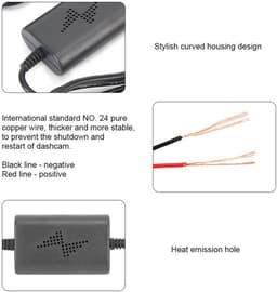 aladdien - Mini USB Dash Cam Hardwire Kit - Parkeerbewaking - Verborgen Bedrading - 5 V 2,5 A - Constant Stroom - Voor Auto — thumbnail 4