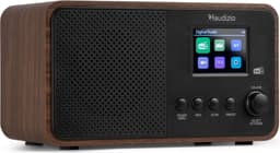 DAB radio - Audizio Avio DAB radio met Bluetooth - DAB+ - FM - USB - 20 voorkeurszender - Houtlook — thumbnail 1