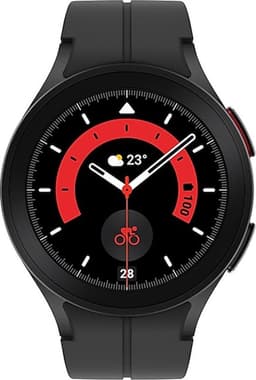 Samsung Galaxy Watch5 Pro - LTE/5G - Smartwatch heren en dames - 45 mm - Black — thumbnail 1