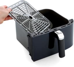 BK Supreme XXXL Dubbele Airfryer 9L - 3L + 6L - keramische antiaanbaklaag - 6 personen - sync-functie - manden vaatwasserbestendig - 80-200°C - Digitaal leddisplay met touchcreen - 6 programma's - PFAS-vrij — thumbnail 2