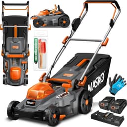 Accu Grasmaaier - Draadloze Grasmaaier - Gazon Onderhoud - Mulchfunctie Inclusief - 37cm Maaibreedte — thumbnail 1