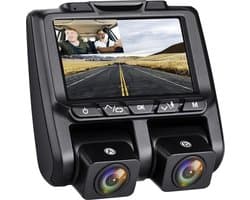 Dashcam voor Auto - Dual - Camerabewaking - Full HD - Zwart - Veiligheid