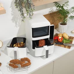 Verticale Airfryer 9L Digitaal Stapelbaar - Ruimtebesparend en Gezond Frituren — thumbnail 5