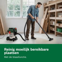 Nat-droogstofzuiger - Industriële stofzuiger - Veelzijdig schoonmaken - Grote tankcapaciteit - 989 kg - Groen — thumbnail 4
