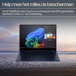 "HP EliteBook Ultra G1q AI PC Copilot+ PC Qualcomm Snapdragon X1E-78-100 Laptop 35,6 cm (14"") Touchscreen 2.2K 16 GB LPDDR5x-SDRAM 512 GB SSD Wi-Fi 6E (802.11ax) Windows 11 Pro Blauw" — thumbnail 2