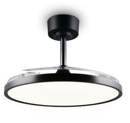 REALITY KASFJORD - Ventilator - Zwart mat - incl. 1x SMD 30 - Licht apart schakelbaar - Afstandsbediening - Geintegreerde dimmer - Traploos instelbare lichtkleur - Plafondbevestiging - Timer - Zomer- en wintermodus - 6 snelheidsniveaus — thumbnail 5
