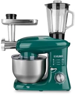Keukenmachine met 7 accessoires voor veelzijdig koken - Groen - 6 Liter — thumbnail 1