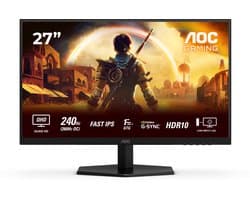AOC Q27G42ZE - QHD IPS Gaming Monitor - G-Sync Compatible - 27 inch - 240Hz