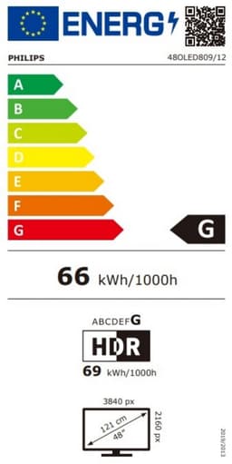 Philips 48OLED809/12 - 48 inch - 4K OLED - 2024 — thumbnail 2