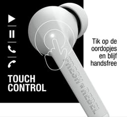 Fresh 'n Rebel Twins Fuse - Draadloze Bluetooth Oordopjes – Oortjes met tip - 30 uur speelduur - Ice Grey — thumbnail 2