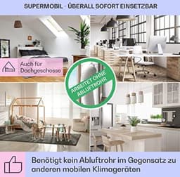Aircooler Met Koelelementen - Aircooler Met Water - Wit — thumbnail 2