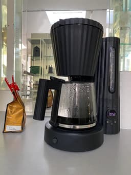 Alessi Plissé Koffiezetapparaat Zwart — thumbnail 2