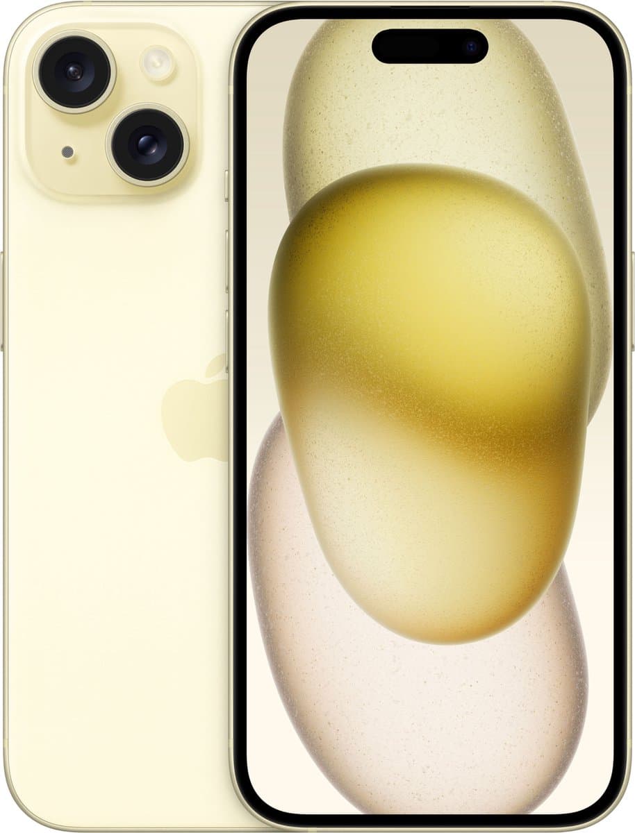Apple iPhone 15 - 128GB - Yellow — afbeelding 1