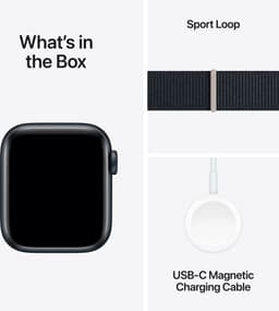 Apple Watch SE 2023 - GPS + Cellular - 40mm - Midnight Aluminium Case with Midnight Sport Loop — thumbnail 4