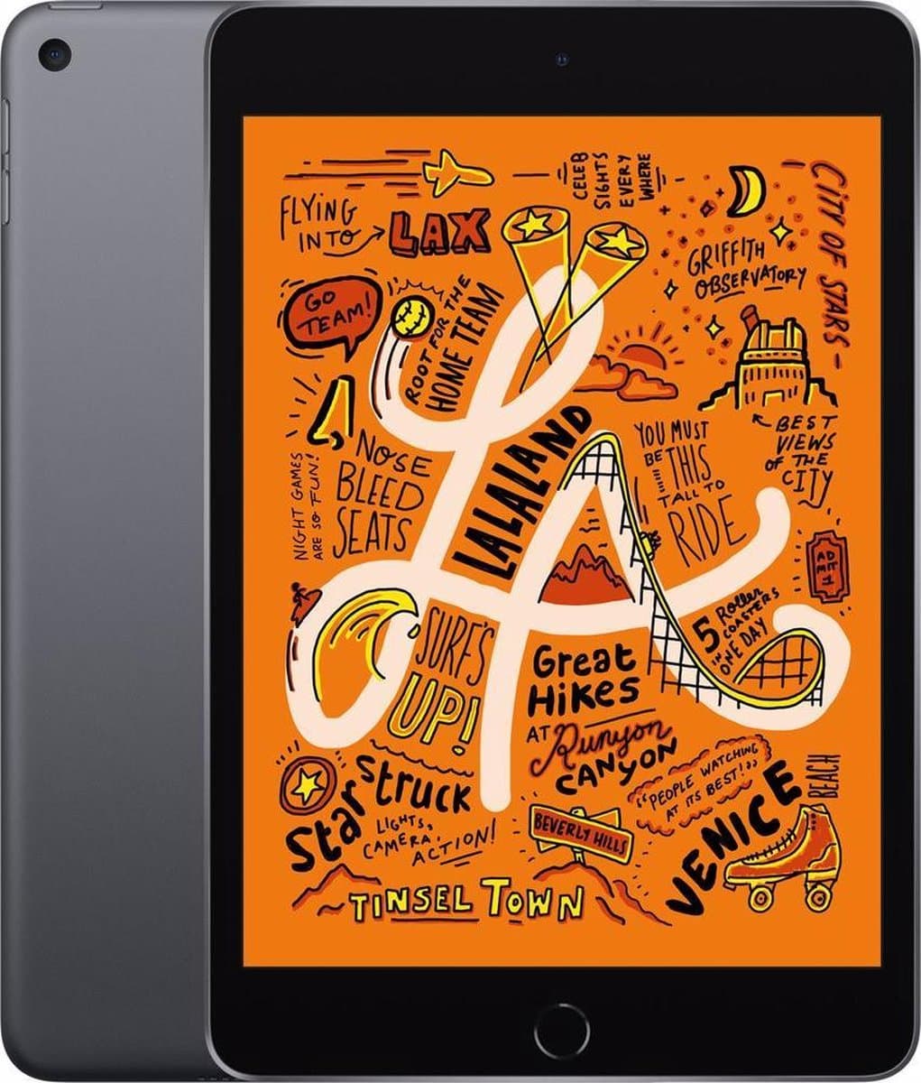 Apple iPad Mini (2019) - 7.9 inch - WiFi - 64GB - Spacegrijs - 5e generatie — afbeelding 1