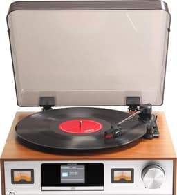 Denver Platenspeler Bluetooth - Incl. Speakers - DAB radio - CD speler - Retro - MRD52LW — thumbnail 3
