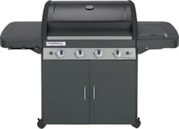 Campingaz 4 Series Classic LS Gasbarbecue - outdoor grill - 4 afzonderlijk te regelen branders - gasbarbecue met zijbrander - modulaire BBQ accessoires - veilige Piezo ontsteking - gas barbecue met vaatwasserbestendige onderdelen - Zwart — thumbnail 1
