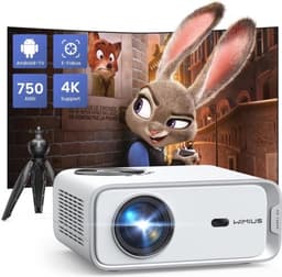 5G WiFi Bluetooth-beamer - 15.000 lumen Full HD 1080P-projector met 4K-ondersteuning en 4P/4D-correctie — thumbnail 1