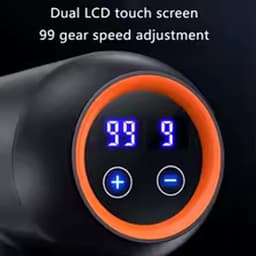 Massagepistool - Massage Gun - Spiermassageapparaat - 99 Intensiteitsniveaus - Elektrisch en Draagbaar - 24 x 21 cm — thumbnail 2
