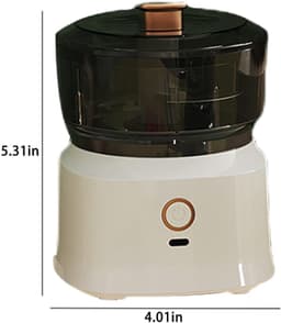 Kookmachine-voedselverwerkende machine-huishoudelijke knoflookmachine-baby voedingshulpmachine-mini draagbare-groen-10.2 * 13.5cm — thumbnail 4