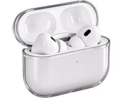 imoshion Clear Softcase voor - Hoesje geschikt voor AirPods Pro 2 / Pro 2 (2022) - Smokey Black