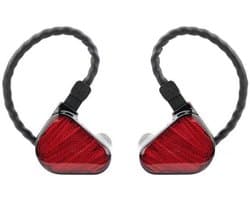 TRUTHEAR Zero: Red - In-Ear Monitors - IEM - 2 Dynamische Drivers - Audiofiele Oordoppen - Verwisselbare Kabel - Universele Pasvorm - Rood