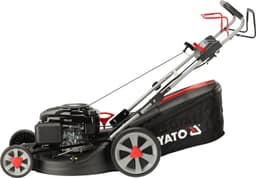 YATO YT-85506 Zelftrekkende Benzine Grasmaaier 56 cm (22") - Loncin V200 196 cc (3.5 kW / 4.76 PK) - 4-in-1 Cirkelmaaier met Mulching - Big Wheel (12" Achterwielen) - Stalen Dek & Bekerhouder — thumbnail 4