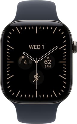 APPLE Watch Series 12 GPS + Cellular 42mm Natural Titanium Case - Sport Band - M/L - Smartwatch Navy Blue — thumbnail 2
