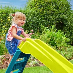 N Fold Junior Slide voor kinderen, voor binnen en buiten, groen, licht, opvouwbaar, snel en eenvoudig op te bergen, peuters van 18 maanden tot 5 jaar — thumbnail 5