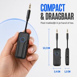 Rolio Bluetooth Receiver - BT 6.0 - 3.5mm AUX - Bluetooth Adapter - Bluetooth Auto via AUX - Aux Bluetooth - Handsfree — thumbnail 4