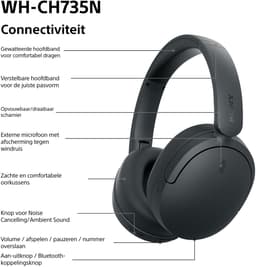 Sony WH-CH735N Zwart — thumbnail 4